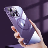 Simple Ultra Frameless MagSafe iPhone Case with Camera Protector