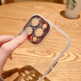 Buy One Get One Free - Clear Shining Camera Lens Protector iPhone Case