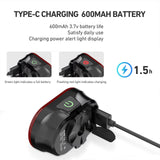 INNCNN Bicycle lamps Smart Brake Sensing Front Rear Light