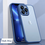 iPhone Matte Anti Slip Cases - with Camera Protector