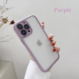 iPhone Shock Proof Clear Cases with Camera Protector