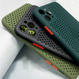 iPhone Heat Radiation Breathable Cases