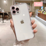 iPhone Clear Cases with Camera Glitter Protector