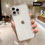 iPhone Clear Cases with Camera Glitter Protector