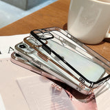 High Transparent Plating Processed iPhone Case