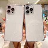 iPhone Clear Cases with Camera Glitter Protector