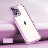 iPhone Clear Cases with Camera Glass Protector