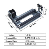 360 Degree Rotary Table for Laser Engraver Cutter Machine - Work with Cylinder Object