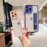 Silicone Clear iPhone Case with Band
