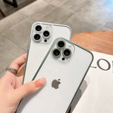 iPhone Clear Cases with Camera Glitter Protector