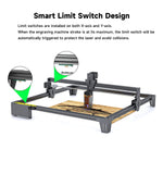 40W CNC Laser Engraving Cutting Machine Cutter - 16 x 16 inch - Full Metal Material