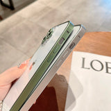 iPhone Clear Cases with Camera Glitter Protector