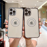 Diamond Texture Clear iPhone Case with Camera Glass Protector