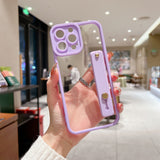Silicone Clear iPhone Case with Band