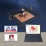 80W CNC Laser Engraver Cutter Machine for Metal Wood Acrylic (15 x 15 inch)