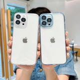 Premium Full Transparent iPhone Case with Camera Glass Protector