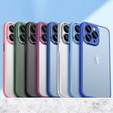 iPhone Matte Anti Slip Cases - with Camera Protector