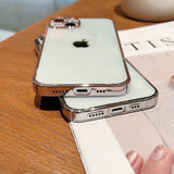 High Transparent Plating Processed iPhone Case