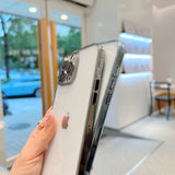 Premium Full Transparent iPhone Case with Camera Glass Protector