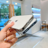Premium Full Transparent iPhone Case with Camera Glass Protector