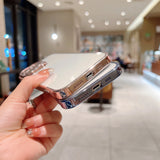 Plating Process Clear iPhone Case with Camera Glass Protector