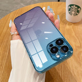 Dual Faded Color Clear Phone Cases - Please Scroll Down Check Item Description