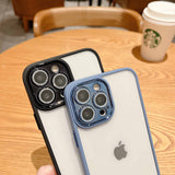 Buy One Get One Free - Clear Shining Camera Lens Protector iPhone Case