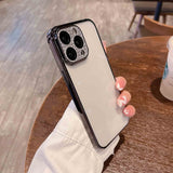 Buy One Get One Free - Frosted Shining Camera Protector Lens iPhone Case