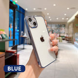 High Transparent Plating Processed iPhone Case