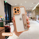 Silicone Clear iPhone Case with Band