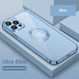 iPhone Slim Clear Case - with Camera Glass Protector