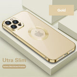 iPhone Slim Clear Case - with Camera Glass Protector