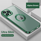 iPhone Slim Clear Case - with Camera Glass Protector