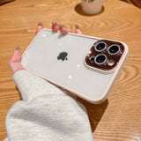 Buy One Get One Free - Clear Shining Camera Lens Protector iPhone Case