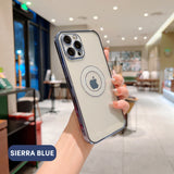 Diamond Texture Clear iPhone Case with Camera Glass Protector